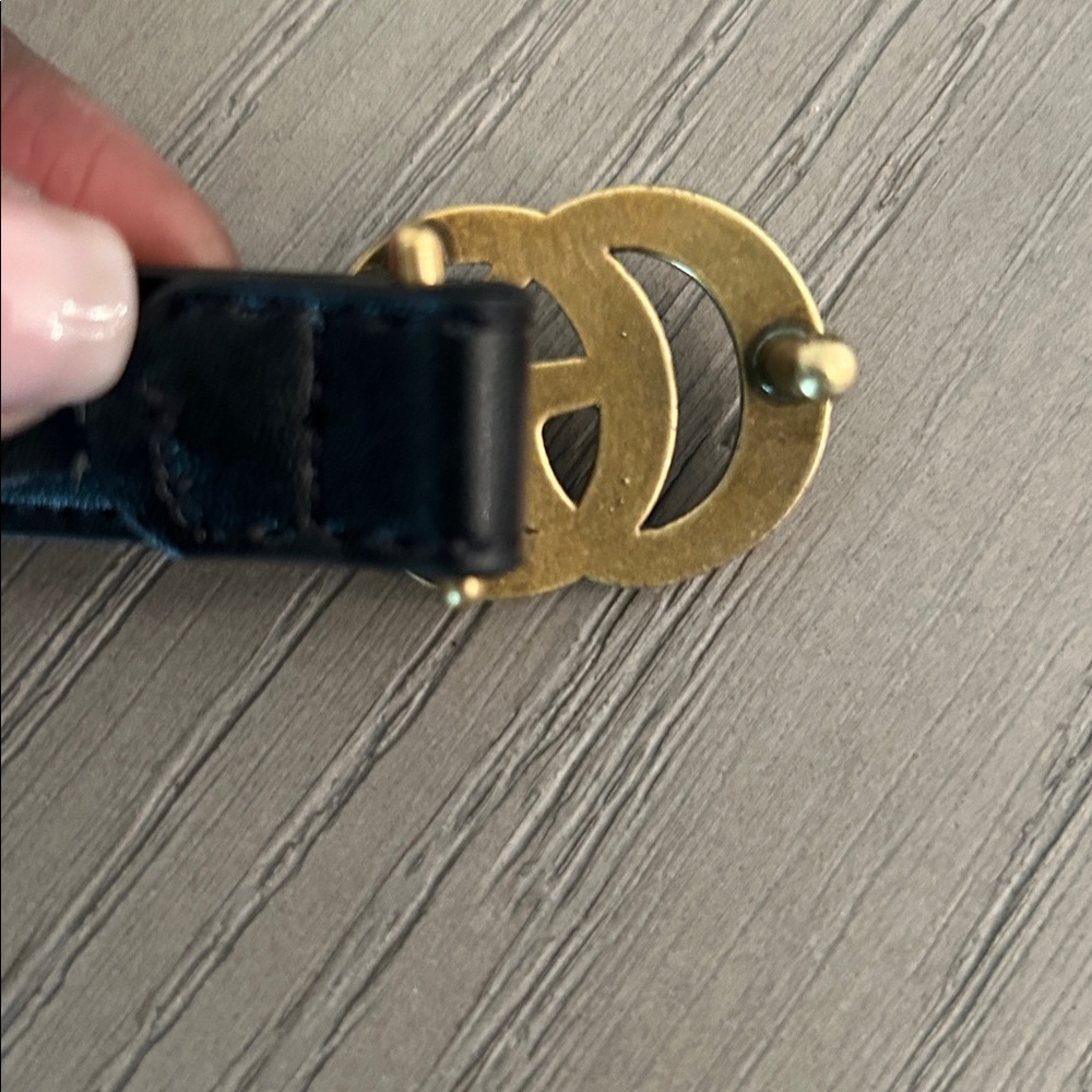 Black Belt with Gold Buckle - Picture 7 of 8
